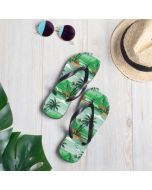 Sunset Serenity Beach Flip-Flops