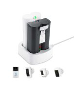 Wasserstein Battery Charging Station for Ring Camera/Ring Doorbell and Wyze Battery Cam Pro Batteries