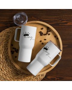 Insulated Travel Mug with Handle