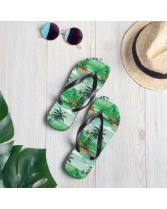 Sunset Serenity Beach Flip-Flops