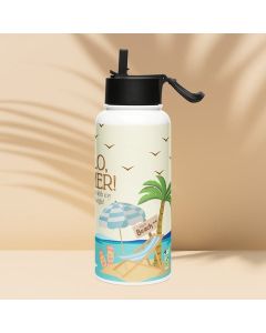 Beach Days Stainless Steel Water Bottle