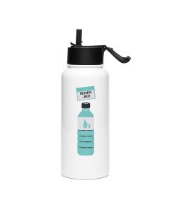 Hydrate to Dominate Water Bottle