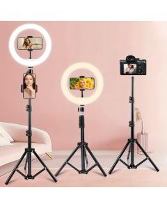 10-Inch Ring Light With Tripod Stand